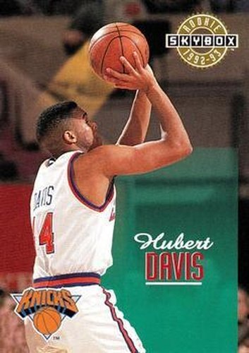 #375 Hubert Davis - New York Knicks - 1992-93 SkyBox Basketball