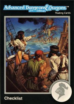 #376 Checklist 8 - 298-337 - 1991 TSR Advanced Dungeons & Dragons - Silver