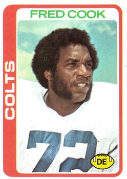 #376 Fred Cook - Baltimore Colts - 1978 Topps Football