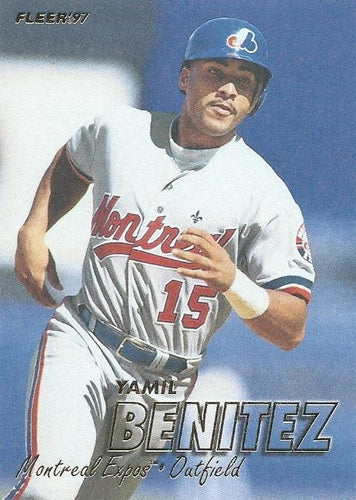 #376 Yamil Benitez - Montreal Expos - 1997 Fleer Baseball