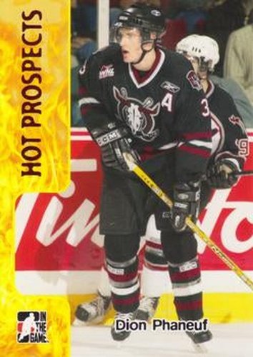 #376 Dion Phaneuf - Red Deer Rebels - 2005-06 In The Game Heroes and Prospects Hockey