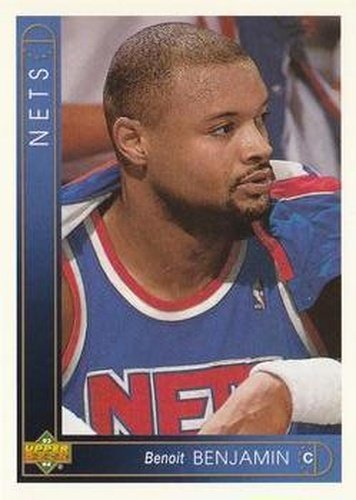 #376 Benoit Benjamin - New Jersey Nets - 1993-94 Upper Deck Basketball