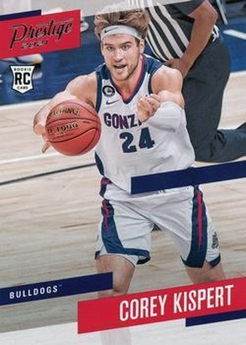 #376 Corey Kispert - Gonzaga Bulldogs - 2021 Panini Chronicles Draft Picks Basketball
