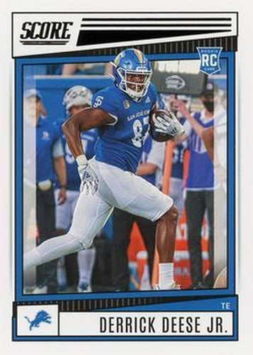 #376 Derrick Deese Jr. - Detroit Lions - 2022 Score Football