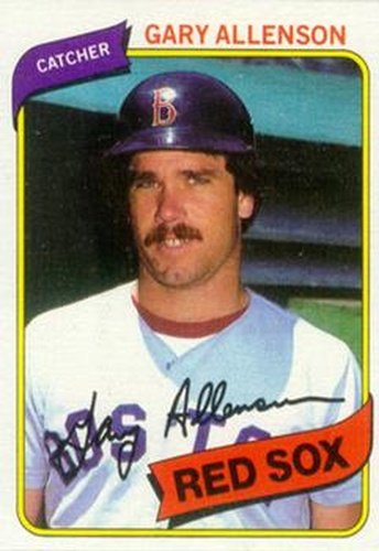 #376 Gary Allenson - Boston Red Sox - 1980 Topps Baseball