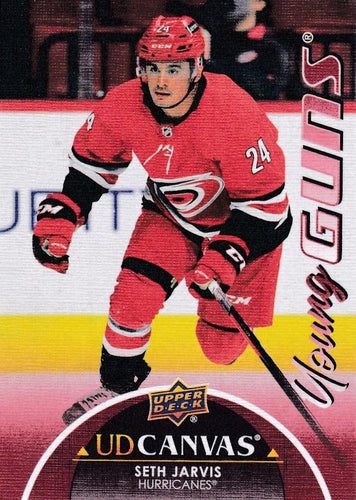 #C376 Seth Jarvis - Carolina Hurricanes - 2021-22 Upper Deck - UD Canvas Hockey