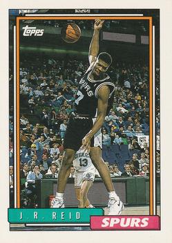 #376 J.R. Reid - San Antonio Spurs - 1992-93 Topps Basketball