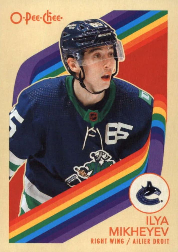 #376 Ilya Mikheyev - Vancouver Canucks - 2023-24 O-Pee-Chee - Retro Hockey