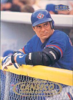 #376 Jose Canseco - Toronto Blue Jays - 1998 Fleer Tradition Baseball