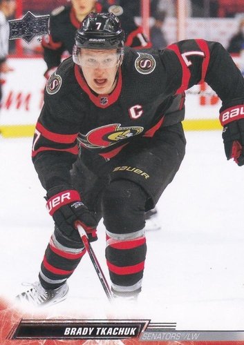 #377 Brady Tkachuk - Ottawa Senators - 2022-23 Upper Deck Hockey