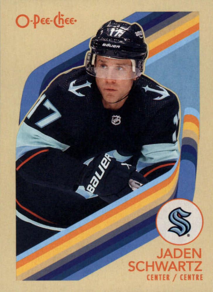 #377 Jaden Schwartz - Seattle Kraken - 2023-24 O-Pee-Chee - Retro Hockey