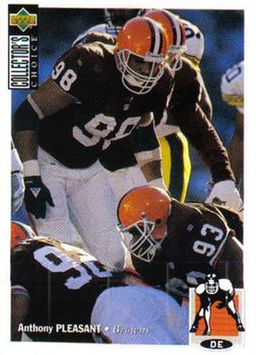 #377 Anthony Pleasant - Cleveland Browns - 1994 Collector's Choice Football