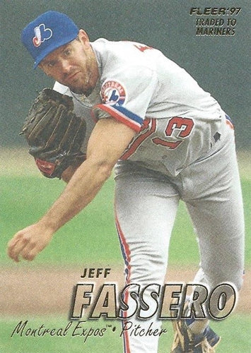 #377 Jeff Fassero - Seattle Mariners - 1997 Fleer Baseball