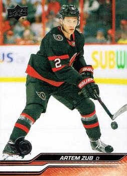 #377 Artem Zub - Ottawa Senators - 2023-24 Upper Deck Hockey