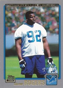 #377 Shaun Rogers - Detroit Lions - 2001 Topps Football