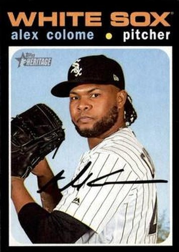 #377 Alex Colome - Chicago White Sox - 2020 Topps Heritage Baseball