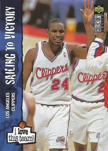 #377 Terry Dehere - Los Angeles Clippers - 1995-96 Collector's Choice Basketball