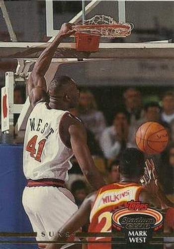 #377 Mark West - Phoenix Suns - 1992-93 Stadium Club Basketball