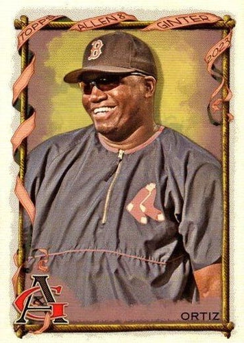 #378 David Ortiz - Boston Red Sox - 2023 Topps Allen & Ginter Baseball