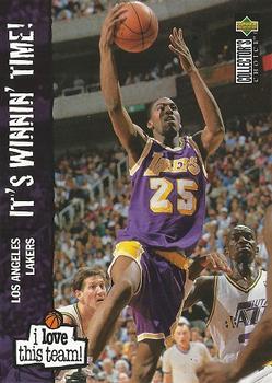 #378 Eddie Jones - Los Angeles Lakers - 1995-96 Collector's Choice Basketball