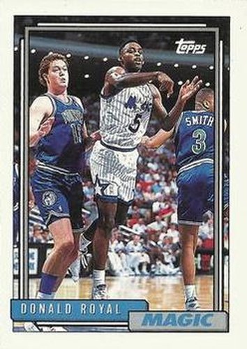 #378 Donald Royal - Orlando Magic - 1992-93 Topps Basketball