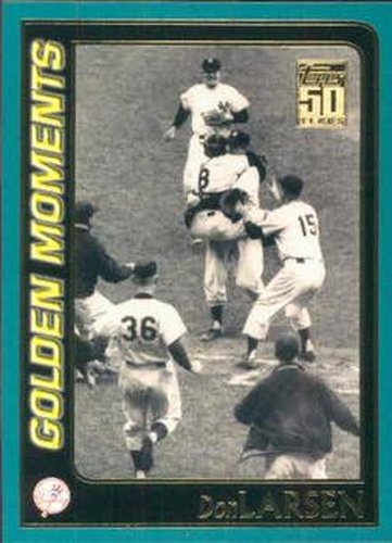 #378 Don Larsen - New York Yankees - 2001 Topps Baseball