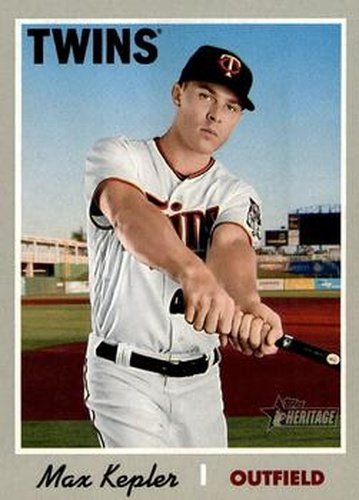 #378 Max Kepler - Minnesota Twins - 2019 Topps Heritage Baseball
