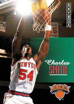 #378 Charles Smith - New York Knicks - 1992-93 SkyBox Basketball