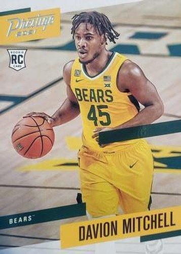 #378 Davion Mitchell - Baylor Bears - 2021 Panini Chronicles Draft Picks Basketball