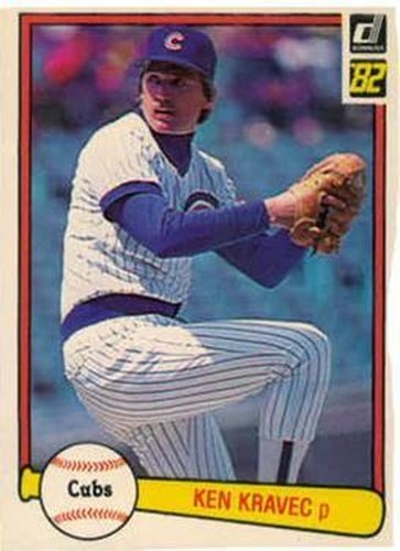 #378 Ken Kravec - Chicago Cubs - 1982 Donruss Baseball