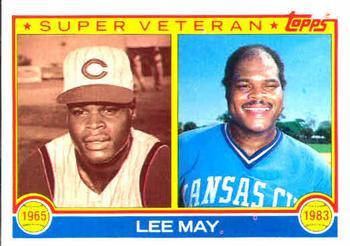 #378 Lee May - Cincinnati Reds / Kansas City Royals - 1983 Topps Baseball