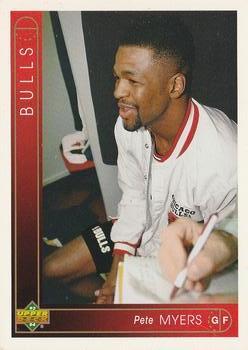 #378 Pete Myers - Chicago Bulls - 1993-94 Upper Deck Basketball