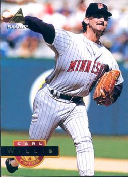 #378 Carl Willis - Minnesota Twins - 1994 Pinnacle Baseball