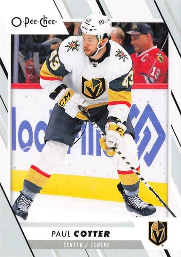 #378 Paul Cotter - Vegas Golden Knights - 2023-24 O-Pee-Chee Hockey