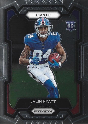 #378 Jalin Hyatt - New York Giants - 2023 Panini Prizm Football