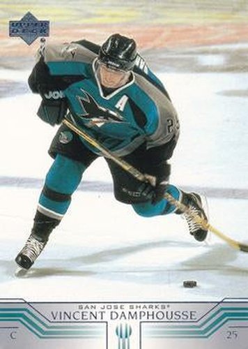 #378 Vincent Damphousse - San Jose Sharks - 2001-02 Upper Deck Hockey