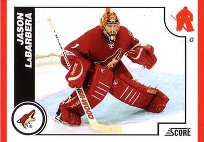 #379 Jason LaBarbera - Phoenix Coyotes - 2010-11 Score Hockey