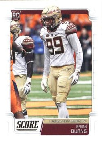 #379 Brian Burns - Florida State Seminoles - 2019 Score Football