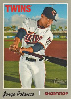 #379 Jorge Polanco - Minnesota Twins - 2019 Topps Heritage Baseball
