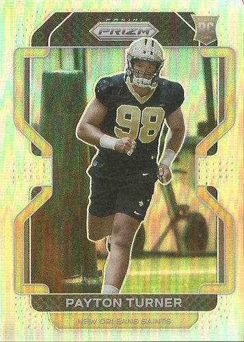 #379 Payton Turner - New Orleans Saints - 2021 Panini Prizm - Silver Football