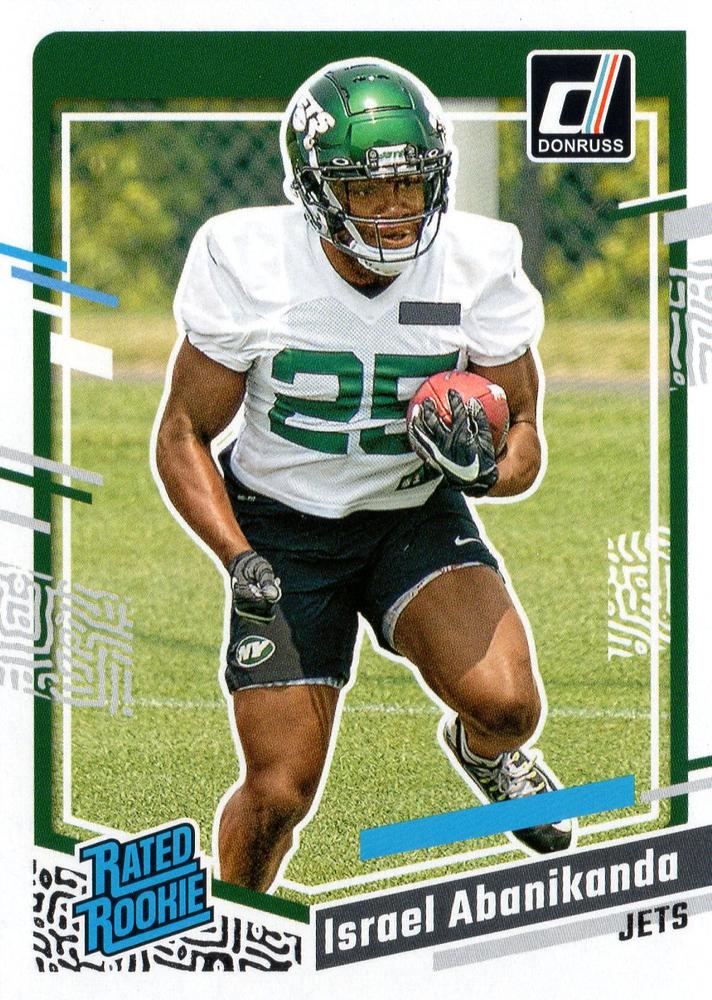#379 Israel Abanikanda - New York Jets - 2023 Donruss Football
