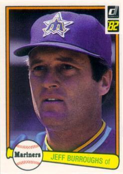 #379 Jeff Burroughs - Seattle Mariners - 1982 Donruss Baseball