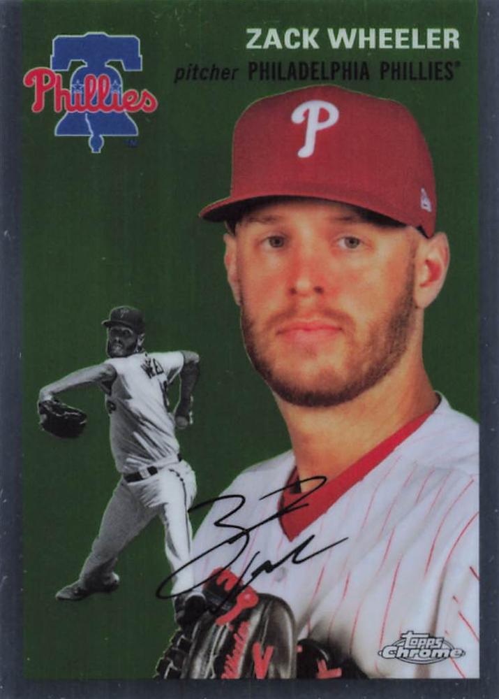 #379 Zack Wheeler - Philadelphia Phillies - 2023 Topps Chrome Platinum Anniversary Baseball