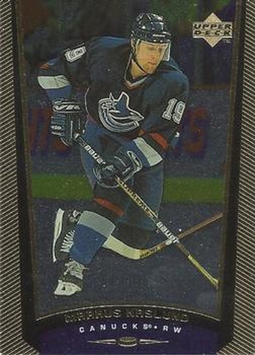 #379 Markus Naslund - Vancouver Canucks - 1998-99 Upper Deck Gold Reserve Hockey