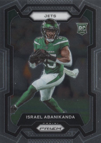 #379 Israel Abanikanda - New York Jets - 2023 Panini Prizm Football