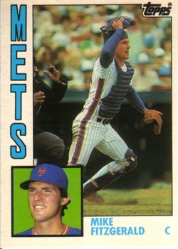 #37T Mike Fitzgerald - New York Mets - 1984 Topps Traded Baseball