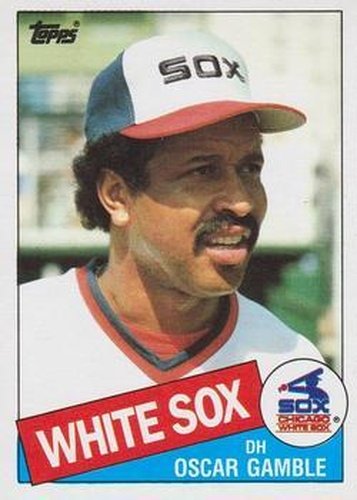 #37T Oscar Gamble - Chicago White Sox - 1985 Topps Traded Baseball