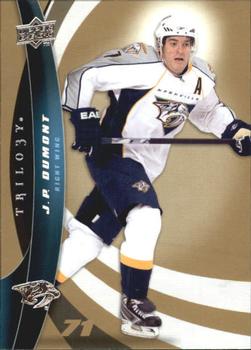 #37 J.P. Dumont - Nashville Predators - 2009-10 Upper Deck Trilogy Hockey