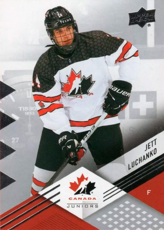 #37 Jett Luchanko - Canada - 2024 Upper Deck Team Canada Juniors Hockey