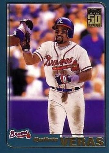 #37 Quilvio Veras - Atlanta Braves - 2001 Topps Baseball
